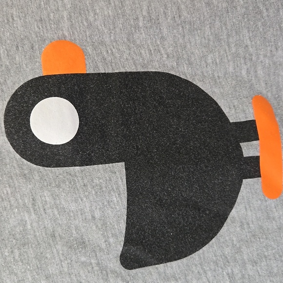 Kurzgesagt Gray Bird Graphic T-Shirt - Picture 6 of 8